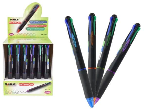Lapicera 4 Colores X1
