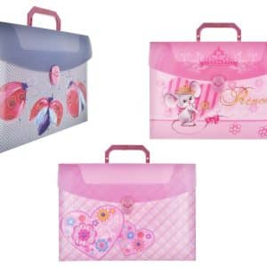 Carpeta Pvc Estilo Valija Con Manija 34X25X4Cm