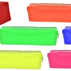 CARTUCHERA TELA PVC 20.5X4X6CM 19227