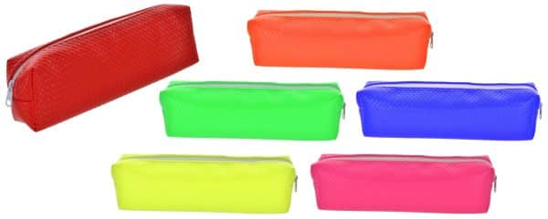 CARTUCHERA TELA PVC 20.5X4X6CM 19227