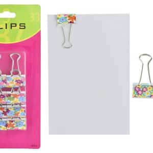 Clip De Metal Picasso Con Flores X 8 Pcs