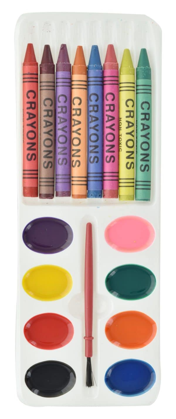 Acuarela X8Uds + 8 Crayolas - Imagen 2