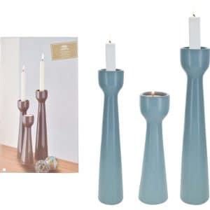 Candelabro De Ceramica X 3
