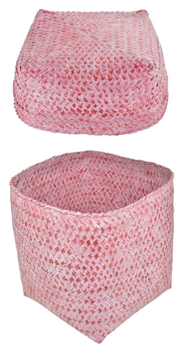 Canasto Bamboo Cuadrad Bali Set X3 Bx5.15.25.30 - Imagen 2