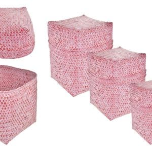 CANASTO BAMBOO CUADRAD BALI SET X3 BX5.15-20.25.30
