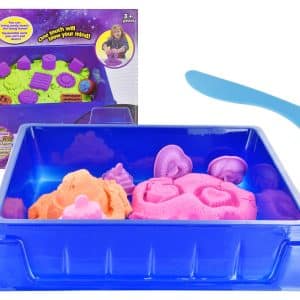 Caja Con Arena Plasticina Y 4 Moldes