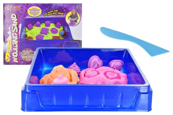 Caja Con Arena Plasticina Y 4 Moldes