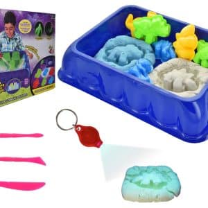 Juego En Caja Con Arena Plasticina Y 6 Moldes 926