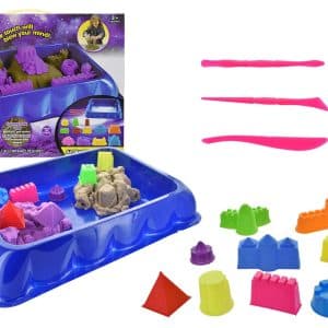 Caja Con Arena Plasticina Y 10 Moldes