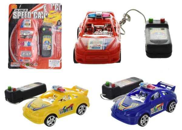 AUTO POLICIA CON CONTROL 10.5CM LARGO BLISTER H69