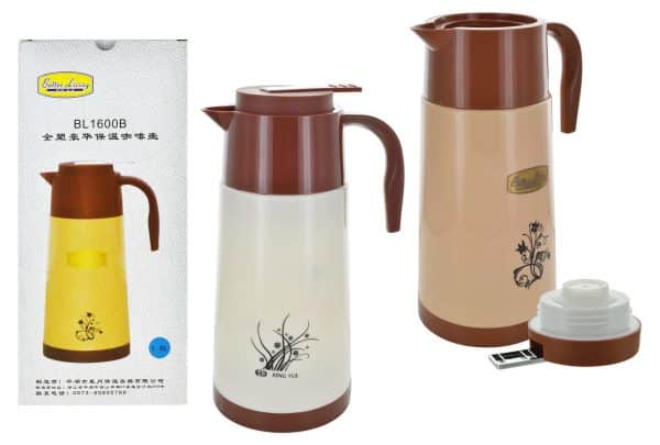 Jarra Termica Decorada 1.6 Lt Botella De Vidrio