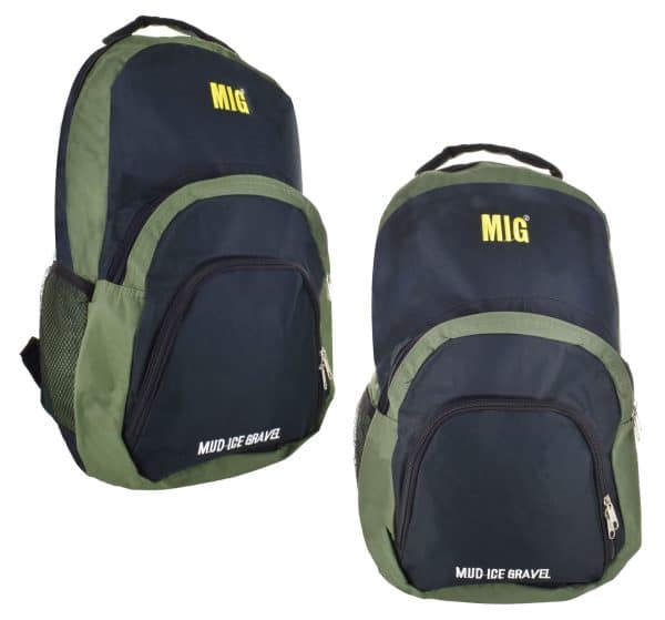 Mochila Mig Negra Y Azul 43X20X20 Cm M.1 - Imagen 3