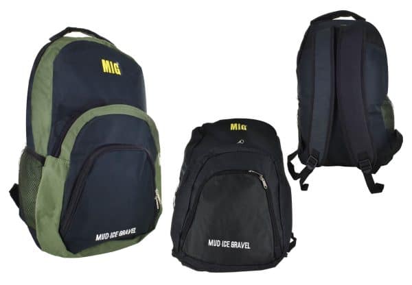 Mochila Mig Negra Y Azul 43X20X20 Cm M.1