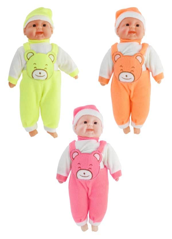 BEBE DE 37CM CUERPO DE TELA CARA DE GOMA - Imagen 2