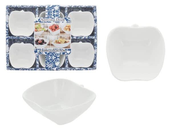 Bowl X6Pcs Forma Manzana
